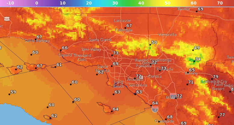 Your SoCal Weather Report For Wednesday, Feb. 28: Warm, Partly Cloudy - Vimarsana News